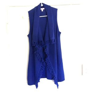 Lilly Pulitzer Tassel Fringe Vest